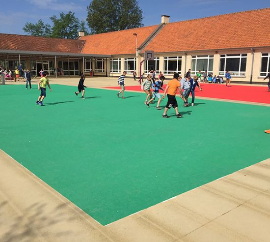 speelplaats Koksijde met Triflex