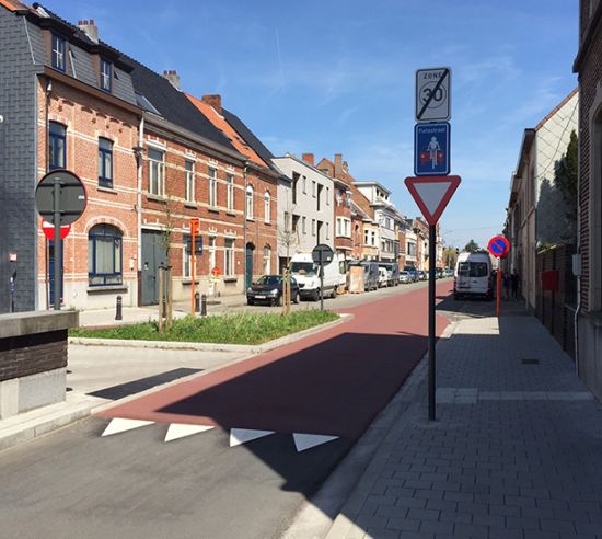 Drongenstationstraat afwerking Triflex