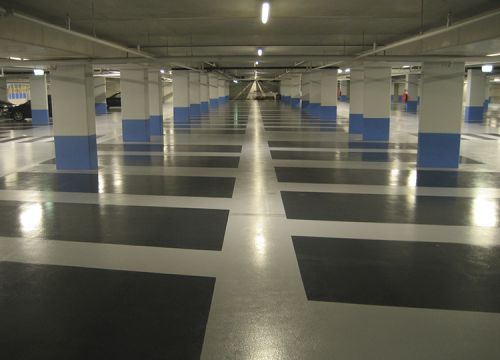 parkeergarage met Triflex