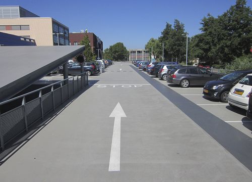 Parkeerplaats parkeren Triflex