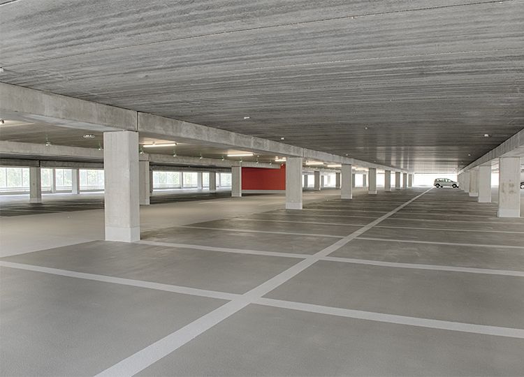 UZA parkeergarage afwerking Triflex