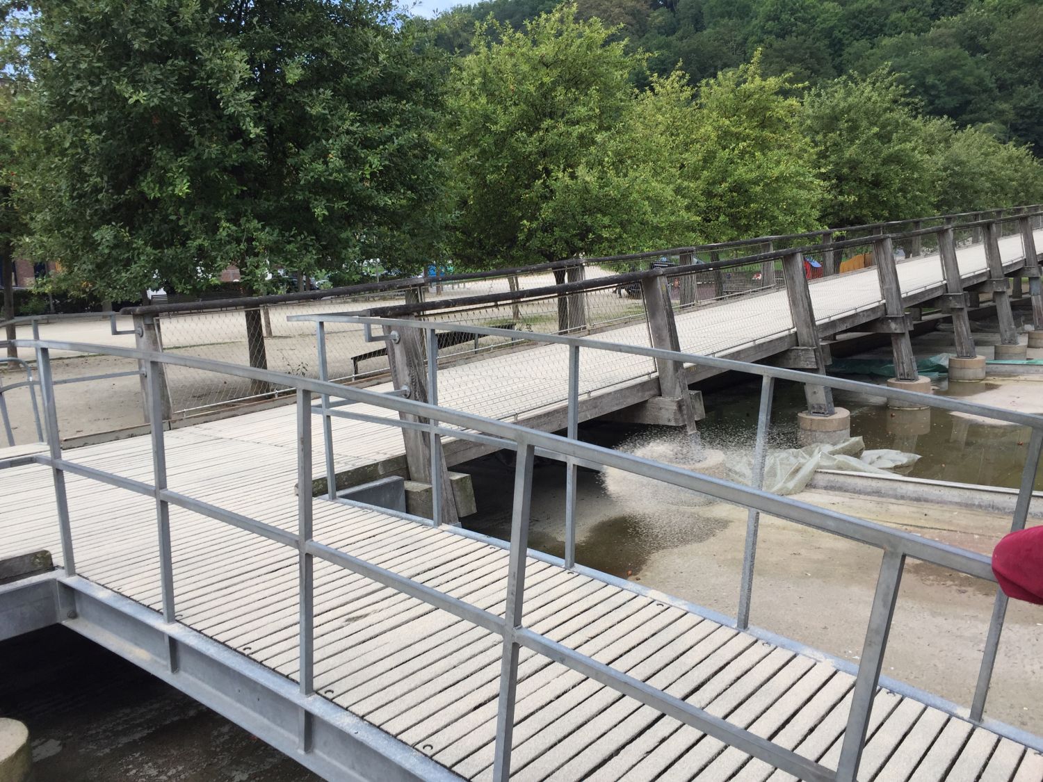 Triflex afwerking brug