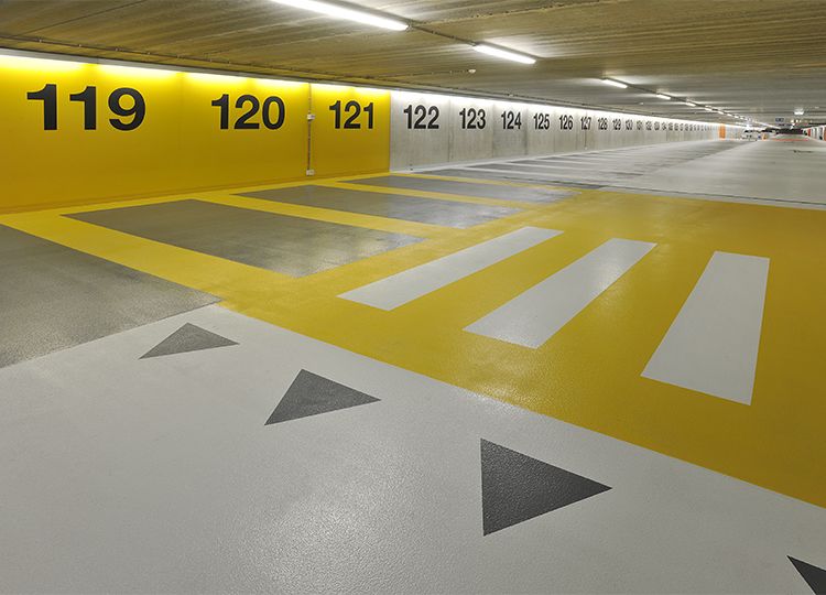 Triflex parkeergarage