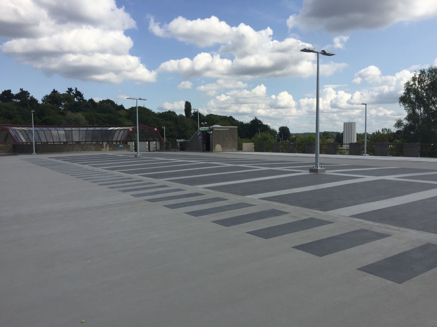 parkeerplaats met Triflex ziekenhuis Leuven