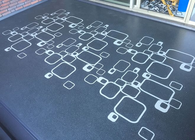 floor tattoo triflex design