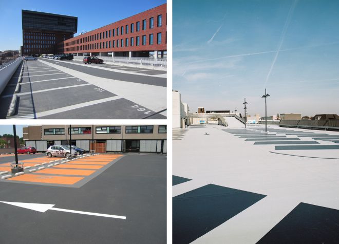 collage Triflex CIS-systeem parkeren