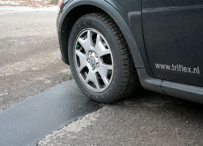 industrie triflex reparatie asfalt, auto