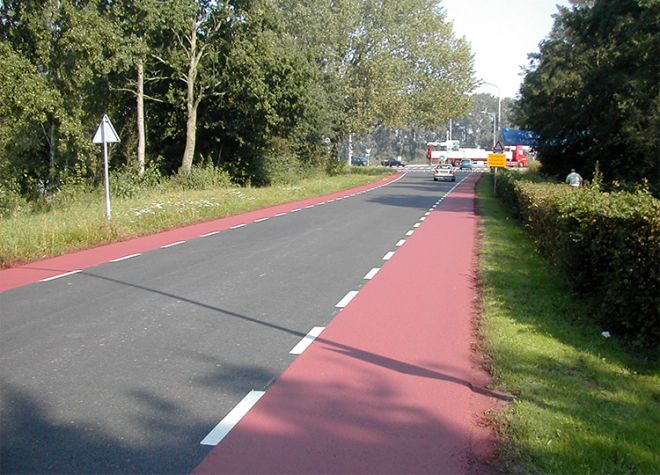 weg met fietspad